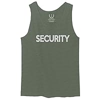 VICES AND VIRTUES Security Safety Guard Staff Unisex Costume Men's Tank Top