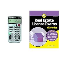Calculated Industries 3405 Real Estate Master IIIx Residential Real Estate Finance Calculator & Real Estate License Exams for Dummies with Online Practice Tests