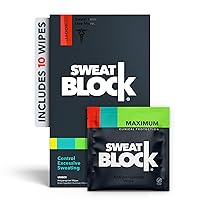 Max Clinical Antiperspirant Wipes - For Excessive Sweating & Hyperhidrosis - Up to 7 Days Protection/Wipe - Unisex - 10 Wipes