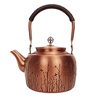 Handmade Copper Kettle Copper Teapot for Stovetop 2000ml (Type4)