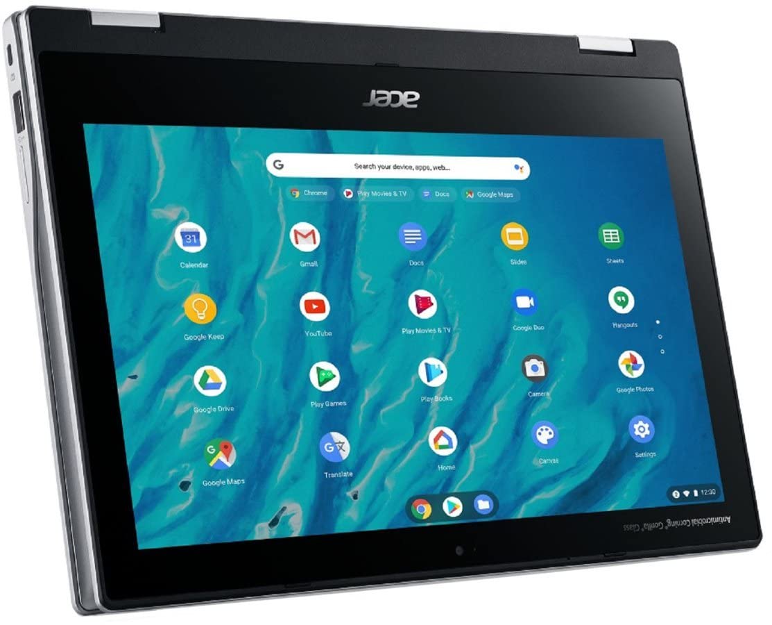 Acer Spin 2023 Flagship X360 2-in-1 Convertible Chromebook Laptop Business,11.6‘ HD Touchscreen IPS,8-Core MediaTek MT8183C Processor,4GB RAM,64GB eMMC,Wi-Fi 5,Chrome OS+HubxcelAccessory,Pure Silver