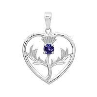 Multi Choice Round Gemstone Fashion Color Hollow Love Heart Tree Pendant