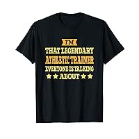 Athletic Trainer Job Title Employee Funny Athletic Trainer T-Shirt