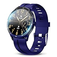 Smart Watch, Activity Monitor, Bluetooth 5.4, 1.94 Inch Large Screen, Ultra-thin, Line Reply, Compatible with iPhone/Android, Pedometer, IP68 Waterproof, Long Lasting Battery, Wristwatch, Custom Dial,