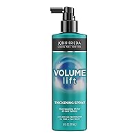 John Frieda Volume Lift Thickening Spray for Fine or Flat Hair - Instant Root Booster with Air-Silk Technology - 6 Ounces