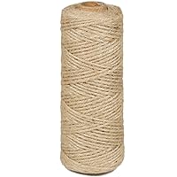 PerkHomy Garden Twine Strong Natural Jute 328 Feet Long Brown Twine for Gardening Tomato Climbing Plant Tie Floristry Crafts Gift Wrapping Packing Decor (Brown 2.5mm * 328feet)