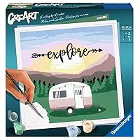 Ravensburger Explore Paint by Numbers Kit for Adults - 20271 - Painting Arts and Crafts for Ages 12 and Up