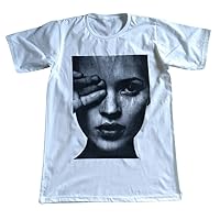 Unisex Kate Moss T-Shirt Short Sleeve Mens Womens