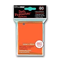 Ultra Pro Sleeves Small 60 D10 Card Game (Orange) 12921