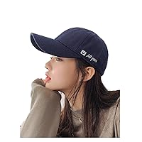 G-tiamo Women's Cap, English, One Point, Embroidery, Hat, Bowsy, Adjustable, Cute, UV