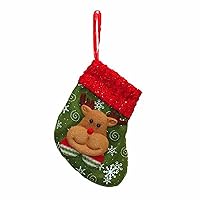 Christmas Bags for Gifts, Fashion Christmas Gift Bag Christmas Tree Decoration Supplies Goodie Bag Multicolor- A