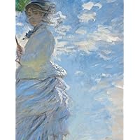 Claude Monet Sketchbook: Great Gift for Artists - Woman with a Parasol by Claude Monet Sketchbooks For Artists Adults and Kids to draw in 8.5x11