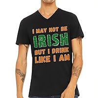Funny Irish V-Neck T-Shirt St. Patrick's Day Design Item