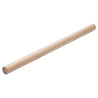 SA WMV20045 Professional Oak Rolling Pin, 17.7 inches (45 cm)