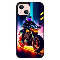 Cool Motorbike iPhone 13 Mini Case - Motorcycle Phone Cases - Presents for Motorcycle Lovers Multicolor
