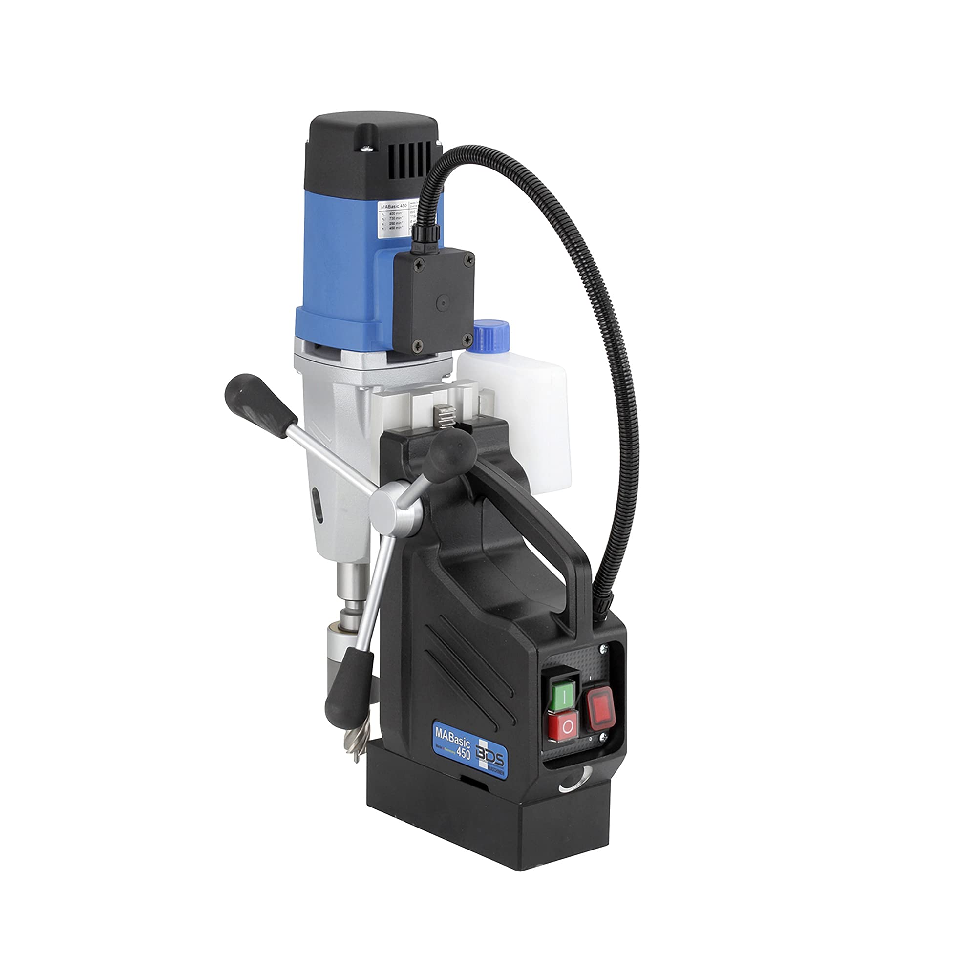 C.S. Unitec MABasic 450 Portable Magnetic Drill Press | 1150W 2-Speed Benchtop Power Drill Machine w/up to 1-3/4