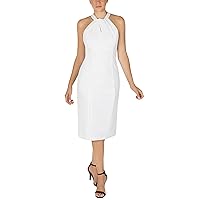 Julia Jordan Women's Sleeveless Knot Neck Sheath Dress