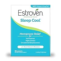 Sleep Cool for Menopause Relief, 30 Ct, Sleep Support Supplement With Clinically Proven Ingredients to Relieve Menopause Symptoms plus Night Sweats & Hot Flash Relief, Drug-Free & Gluten-Free