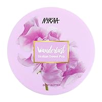 Nykaa Naturals Wanderlust Body Butter - Enriched with Shea, Cocoa Butter, and Almond Oil - Vegan, Cruelty-Free - Sicilian Sweet Pea - Vegan - 6.7 oz