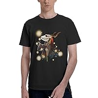 Anime The Ancient Magus' Bride T Shirt Man's Summer Cotton Crew Neck Fashion Tee Cool Casual Tops