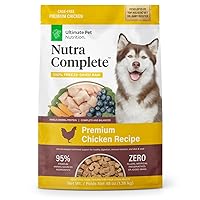 Nutra Complete, 100% Freeze Dried Veterinarian Formulated Raw Dog Food with Antioxidants Prebiotics and Amino Acids, (3 Pound, Chicken)