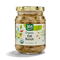 365 by Whole Foods Market, Pickles Dill Relish Organic, 10 Fl Oz