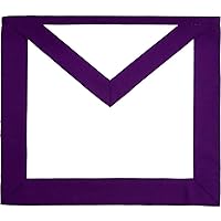 Member Council Apron - Purple & White Grosgrain