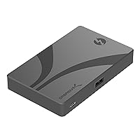 SABRENT Thunderbolt 4 Hub with 60W Charging for Laptops, USB-C Dock, Supports 2X 4K 60Hz Monitors or 1x 4K 144Hz, 5K/6K/8K@60Hz (DSC) Monitor,15.7