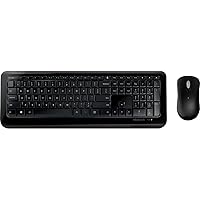Microsoft Wireless Desktop 850 with AES ) - Black. Wireless Keyboard and Mouse Combo. Snap-In USB Transciever. Right/Left Hand Use Mouse