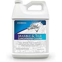 Black Diamond Stoneworks MARBLE & TILE FLOOR CLEANER. Great for Ceramic, Porcelain, Granite, Natural Stone, Vinyl and Brick. No-rinse Concentrate.(1-Gallon)