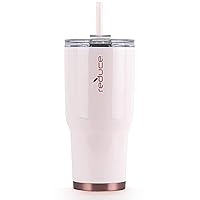 34 oz Tumbler, Stainless Steel - Keeps Drinks Cold up to 24 Hours - Sweat Proof, Dishwasher Safe, BPA Free - Cotton, Opaque Gloss