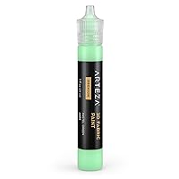 Arteza 3D Fabric Paint, Pastel Green A602, 1oz Tube, Washer & Dryer Safe Textile Paint for Clothing, Accessories, Ceramic, Glass & DIY Projects