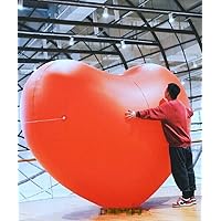2M Inflatable Advertising Heart Shape Balloon Flying Helium Balloon
