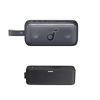 Anker Upgraded, Soundcore Boost Bluetooth Speaker & Soundcore Motion 300 Portable Speaker, Bluetooth Speaker with Wireless Hi-Res Sound, SmartTune Technology, 30W Stereo Sound, 30W Playback, and IPX7