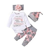Newborn Baby Girl Clothes Infant Baby Ruffle Romper +Pants + Headband Toddler Girl Outfits Set