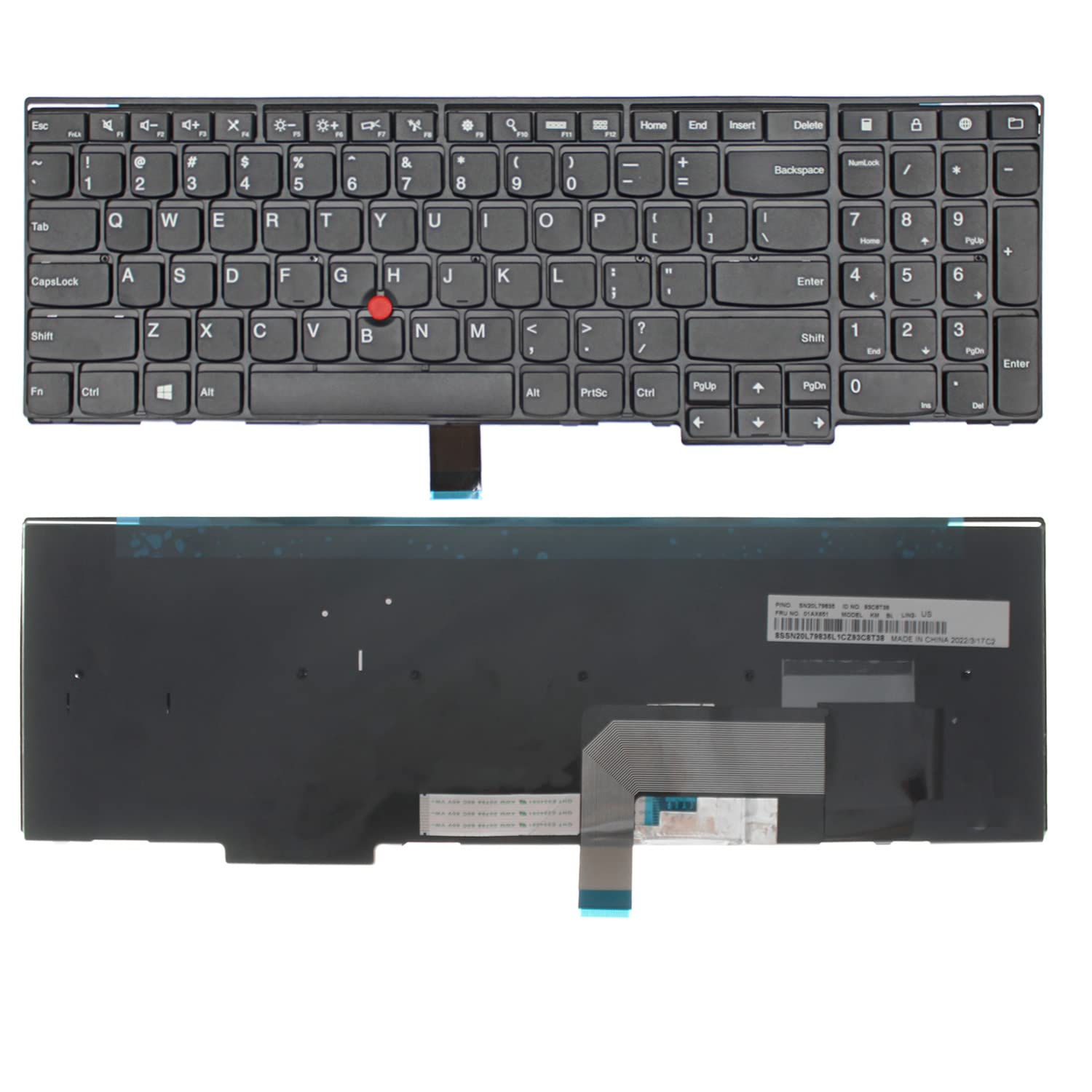 Mua ANTWELON Replacement Laptop Keyboard for Lenovo ThinkPad Edge E531 W540  W541 W550 W550S T540 T540P T550, with Frame Pointer No Backlight US Layout  trên Amazon Mỹ chính hãng 2023 | Giaonhan247