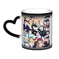 Stray Kids Han Ji sung CUP Convenient and beautiful Coffee Mugs water glass Drinking glasses Tea cups Gift for Office and Home Dorm Decoration Holiday Gifts
