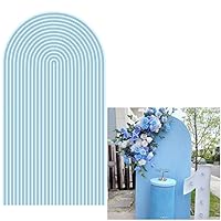 Spandex Arch Backdrop Cover Ripple Arch Stand Frame Background Cover for Birthday Baby Shower Wedding Bridal Shower Party Decoration