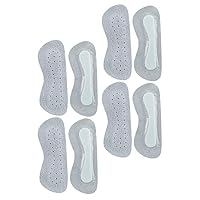 Holibanna 4 Pairs Anti-wear Back Stickers Grips Grips Liner Cushion Slip Pads Heels for Women Closed Toe Abrasion-Proof Pads Care Half Size Pad Cow Leather