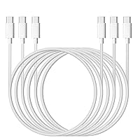 [10ft,3Pack] 240W USB C to USB C Cable, MFi Certified iPhone 15 Charger Type-C to Type-C Super Fast Charging Data Sync Braided Cable for iPhone 15 Pro Max, MacBook Pro, iPad Pro Air mini, Galaxy