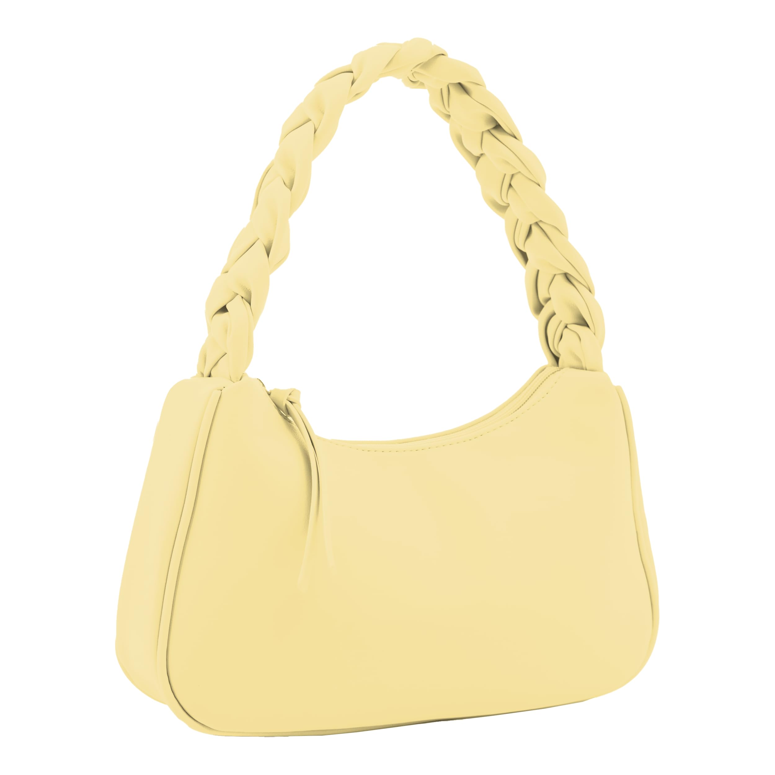 Emperia Braided Top Handle Shoulder Bag For Women, Trendy Designer Small Hobo Tote Handbag