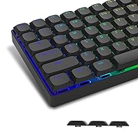 60% Wired Mechanical Gaming Keyboard With 18 Chromas Rgb Backlit  Ultra-compact 68 Keys Dye Sublimation Pbt Ergonomic Full Keys Compatible  With Ps4, Ps5, Pc - Temu