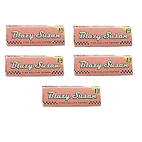 BLAZY Susan 1 1/4 Rolling Papers 5 Packs 50 Sheets PER Pack