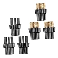 BESTOYARD 6pcs cleaning brush household Accessories Metal replacement parts household cleaning supplies brush heads brush brush head clean nylon brush heads mop brush Multifunction