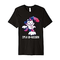 I'm A Bi-Nicorn Bisexual Unicorn Pride Support LGBTQ Premium T-Shirt