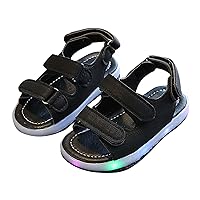 Toddler Kids Sport Summer Boys Girls Baby Sandals LED Luminous Shoes Sneakers Sandals For Girls Sneaker Sandals Size 13