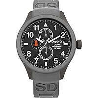 Superdry SYG110E Mens Scuba Multi Grey Silicone Strap Watch