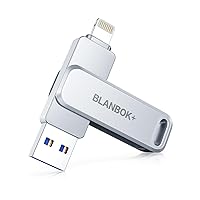 MFi Certified Flash Drive 256GB for iPhone USB Memory Stick Thumb Drives High Speed USB Stick,Photo Stick External Storage for iPhone/iPad/Android/PC