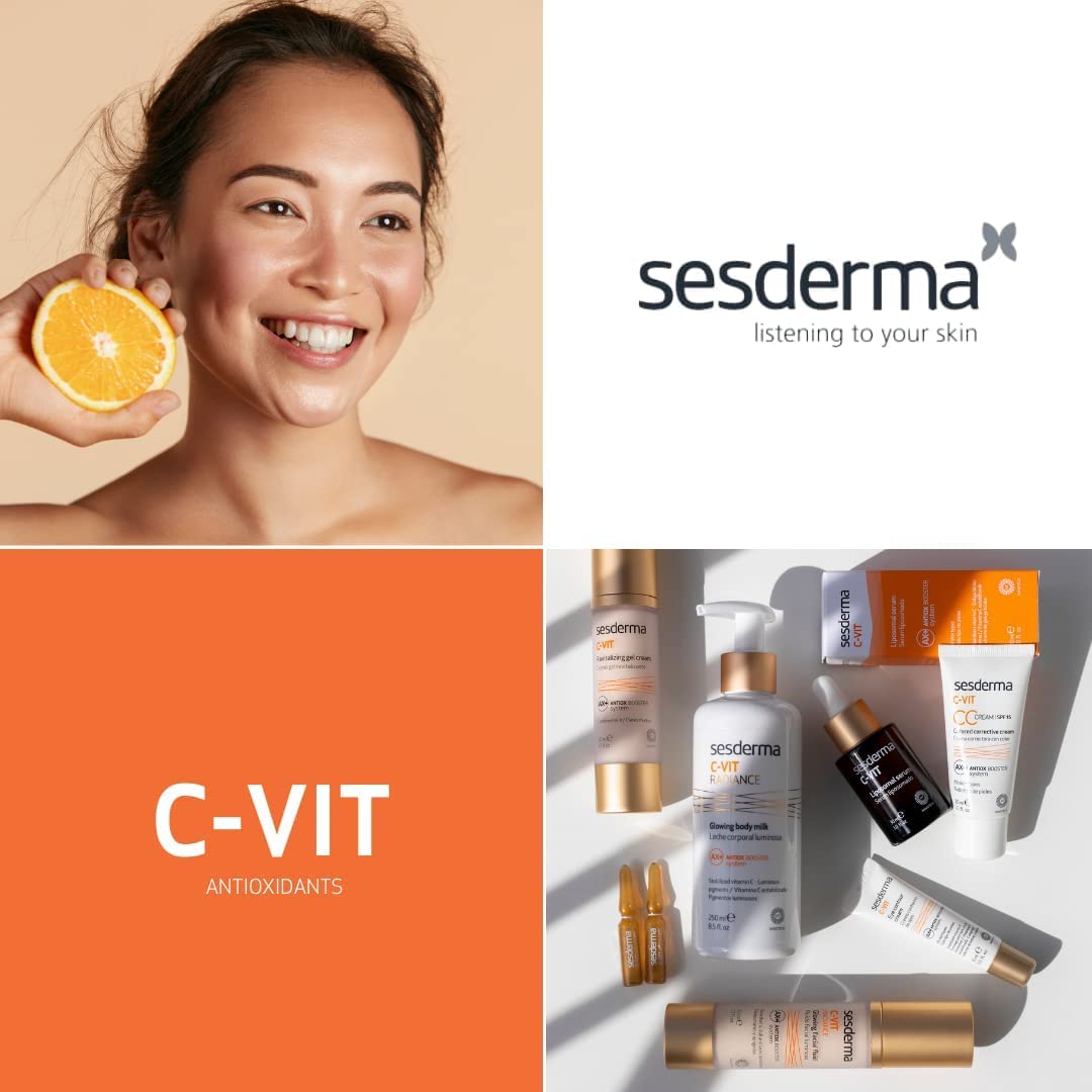 Sesderma C-VIT 5 Fusion Vitamin C Serum | Boosted Hydration, Radiant Glow, Antioxidant Defense | Targets Pigmentation | Pro Skincare Formula | 1.0 fl. oz