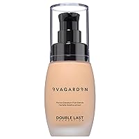 EVAGARDEN Double Last Foundation - Provides Flawless Coverage with Creamy, Liquid Texture - Protects Skin All Day Long - Offers Incredible Natural and Luminous Finish - 162 Light Sand - 1.01 oz